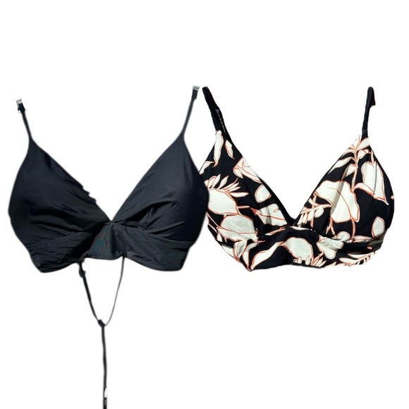 🌻NEW w.tags Maaji Women's Reversible Triangle Bikini Top Size XL - Picture 1 of 14